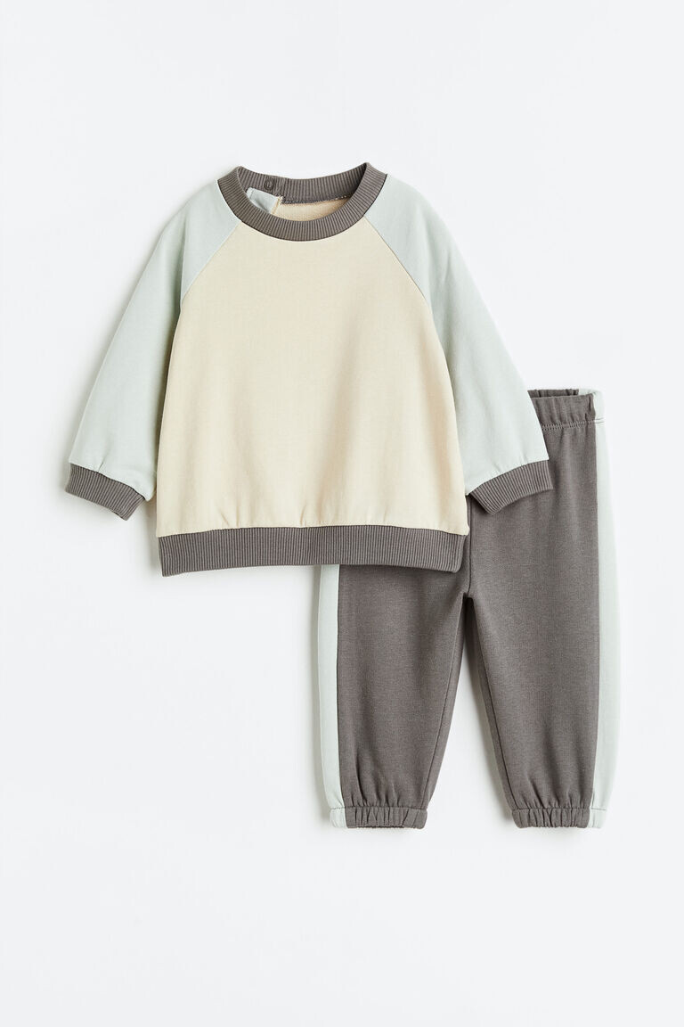 

Комплект из двух толстовок H&M, бежевый