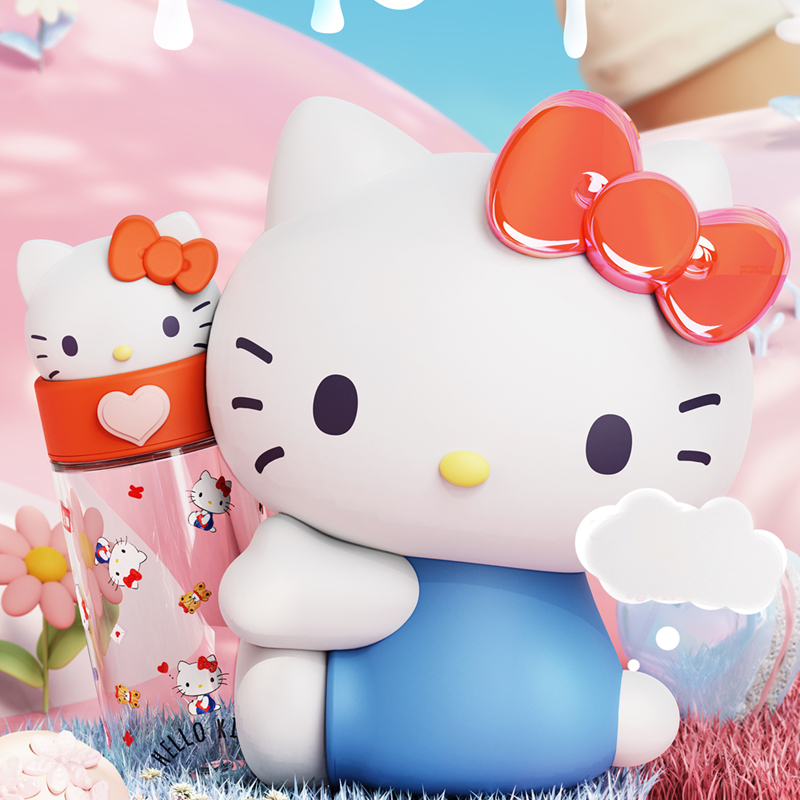 Чашка пластиковая Hello Kitty Sanrio, Pochacco+Shopping Bag — фото 3