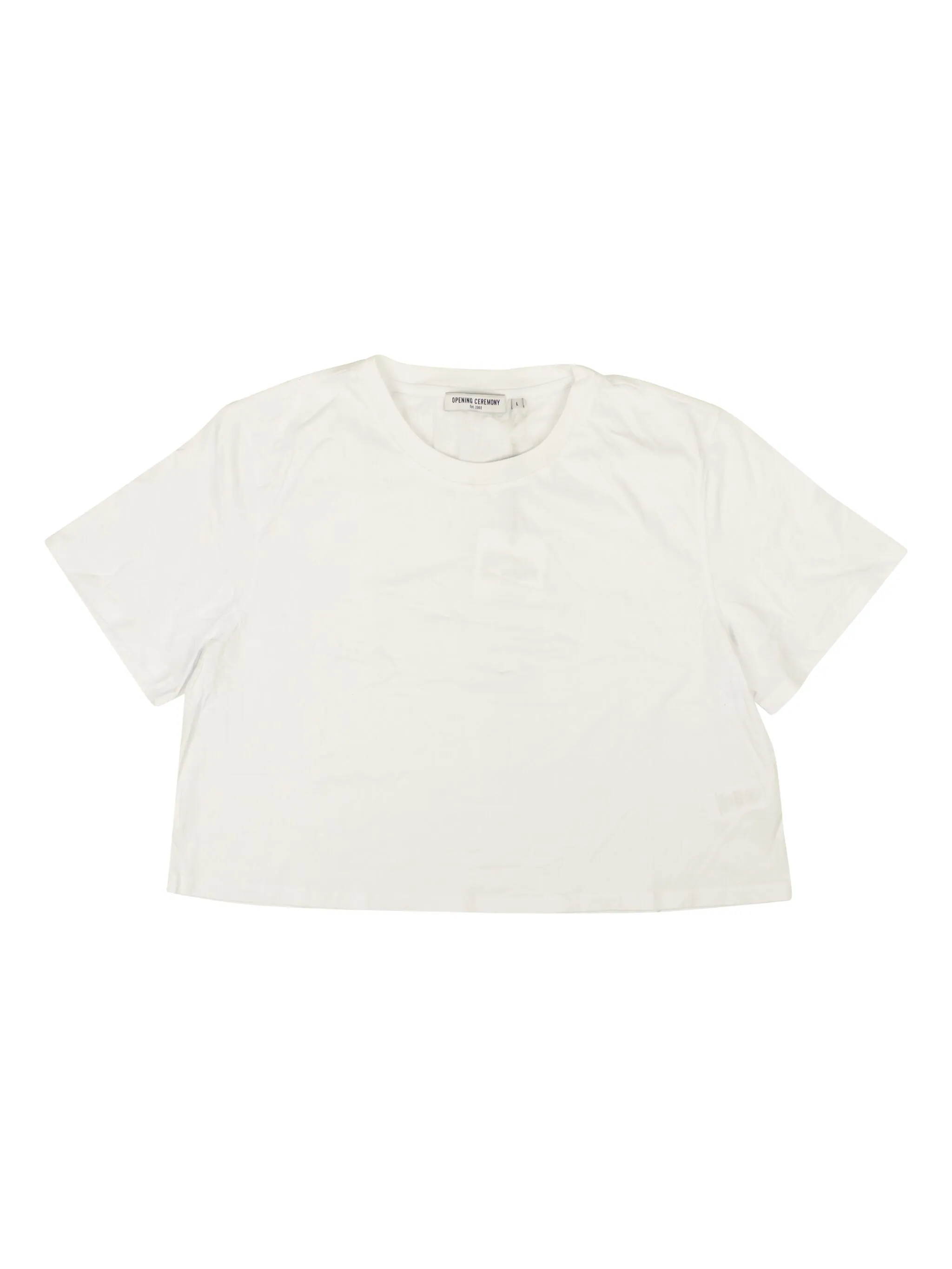 

Укороченная футболка Blank Oc Opening Ceremony, белый
