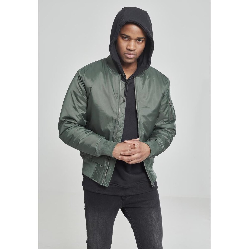 

Куртка Urban Classics Basic, зеленый