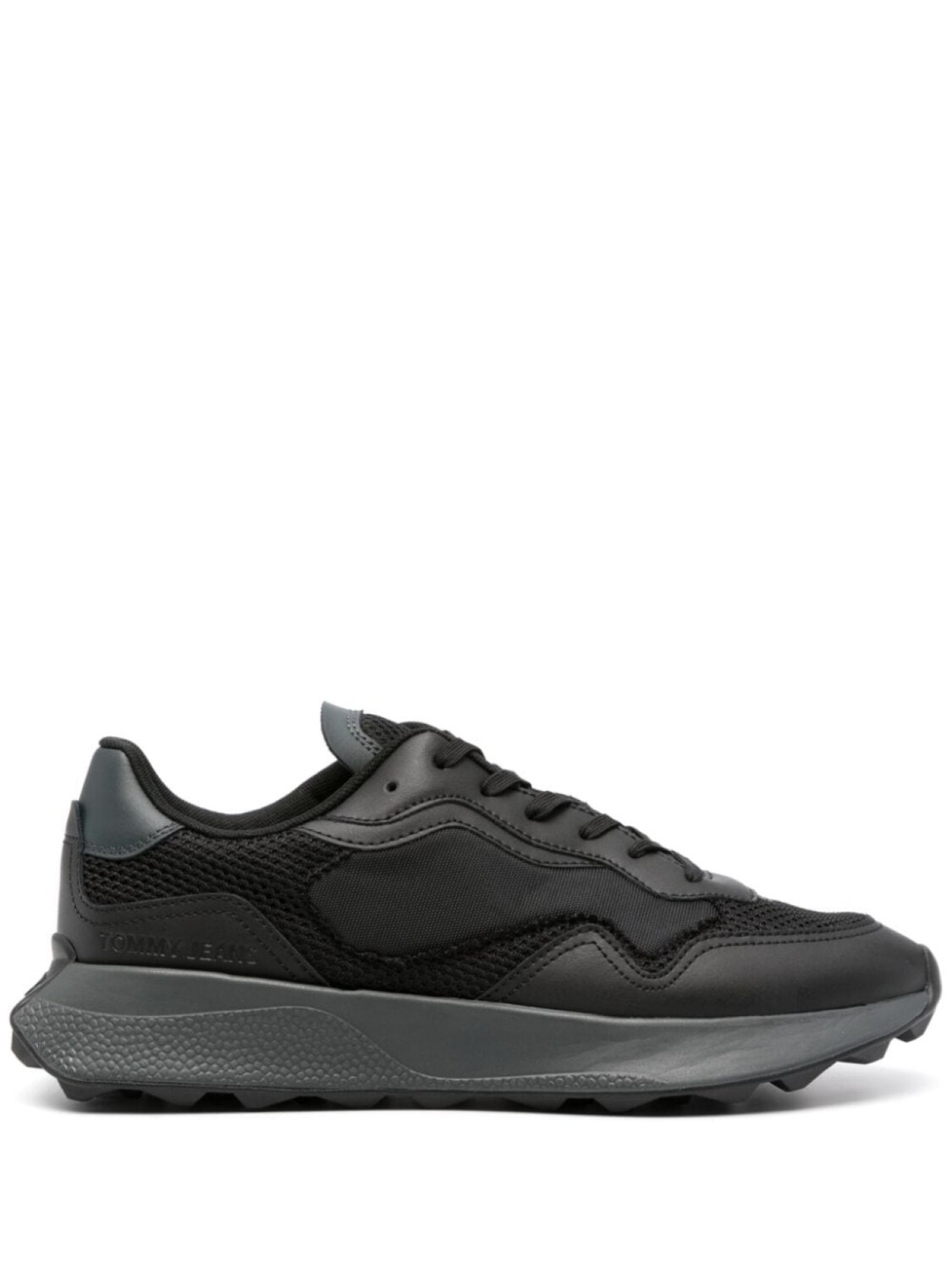 

Tommy Jeans Runner lace-up sneakers, черный