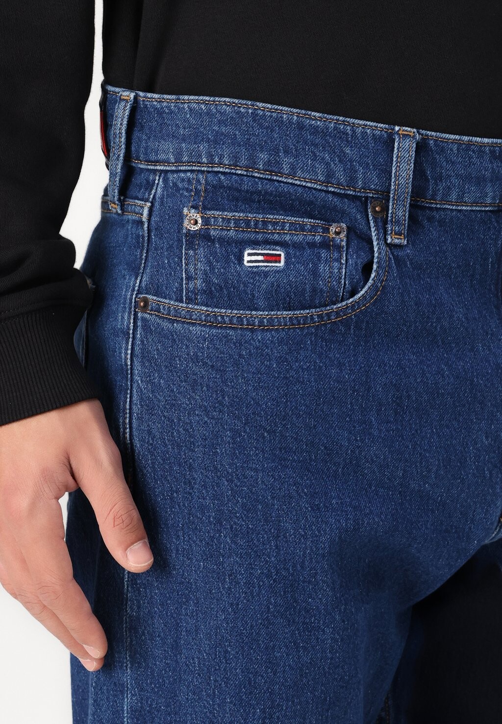 

Джинсы прямого кроя OTIS REGULAR Tommy Jeans, темно-синий деним