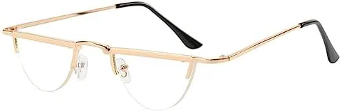 

Солнцезащитные очки в ретро-оправе для мужчин, в стиле стимпанк, для женщин, винтажные маленькие металлические очки, защита от УФ-излучения UV400 MTZJH, 5