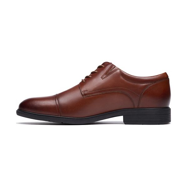 Кожаные туфли Steadwell для мужчин Clarks, Dark Tan Leather — фото 3