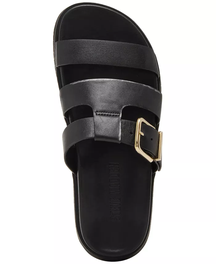 Женские сланцы Maze с анатомической стелькой Steve Madden, черный — фото 4