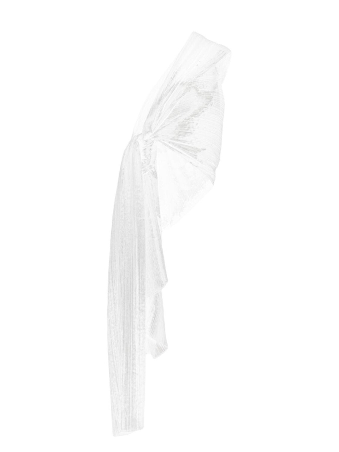 

Pleats Please Issey Miyake плиссированный шарф, белый