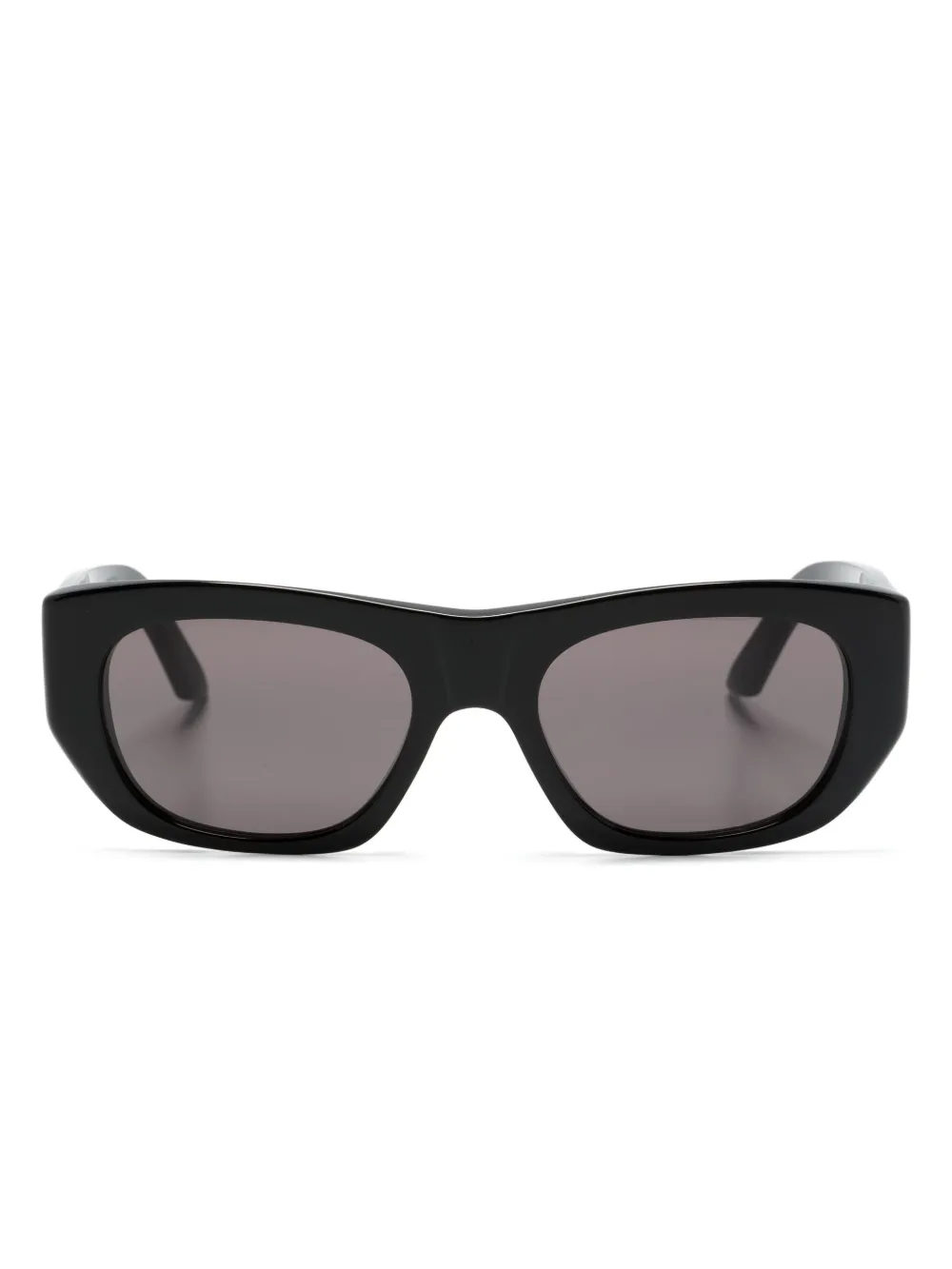 

Солнцезащитные очки в геометричной оправе с логотипом Alexander McQueen Eyewear, черный