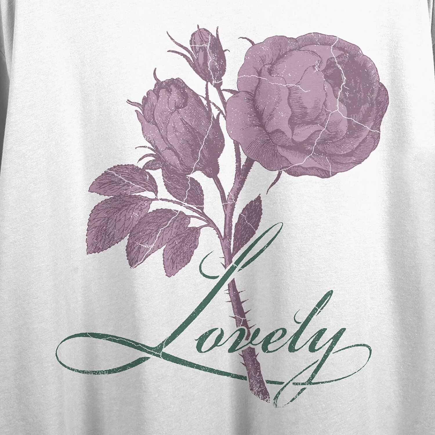 

Детская футболка Vintage Rose с очаровательным рисунком