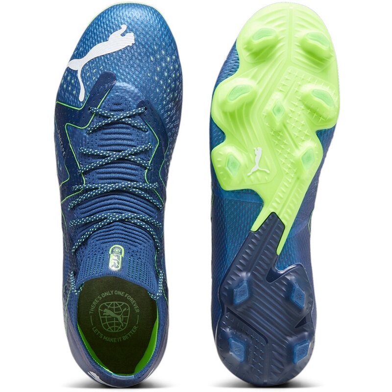Футбольные бутсы Future Ultimate FG/AG Puma, цвет persian blue-puma white-pro gr — фото 2