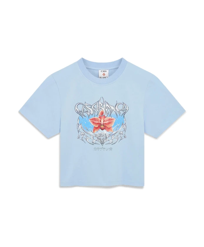 

Стильная футболка с дизайном waw25jts00903 Casablanca, синий