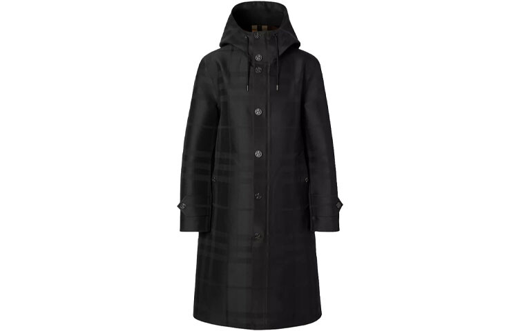 

Пальто мужское черный Burberry