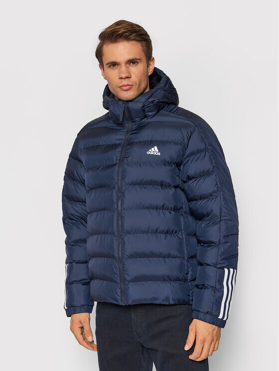 

Пуховик стандартного кроя Adidas, синий