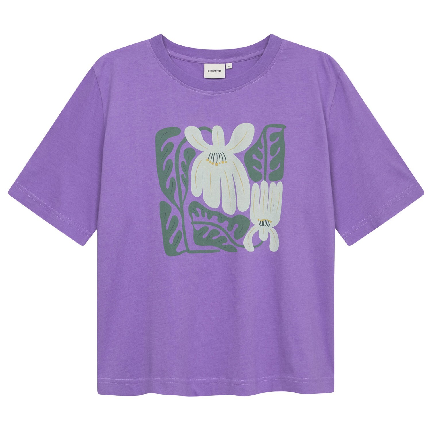

Футболка Dedicated T-Shirt Vadstena Winter Blossoms, цвет Paisley Purple