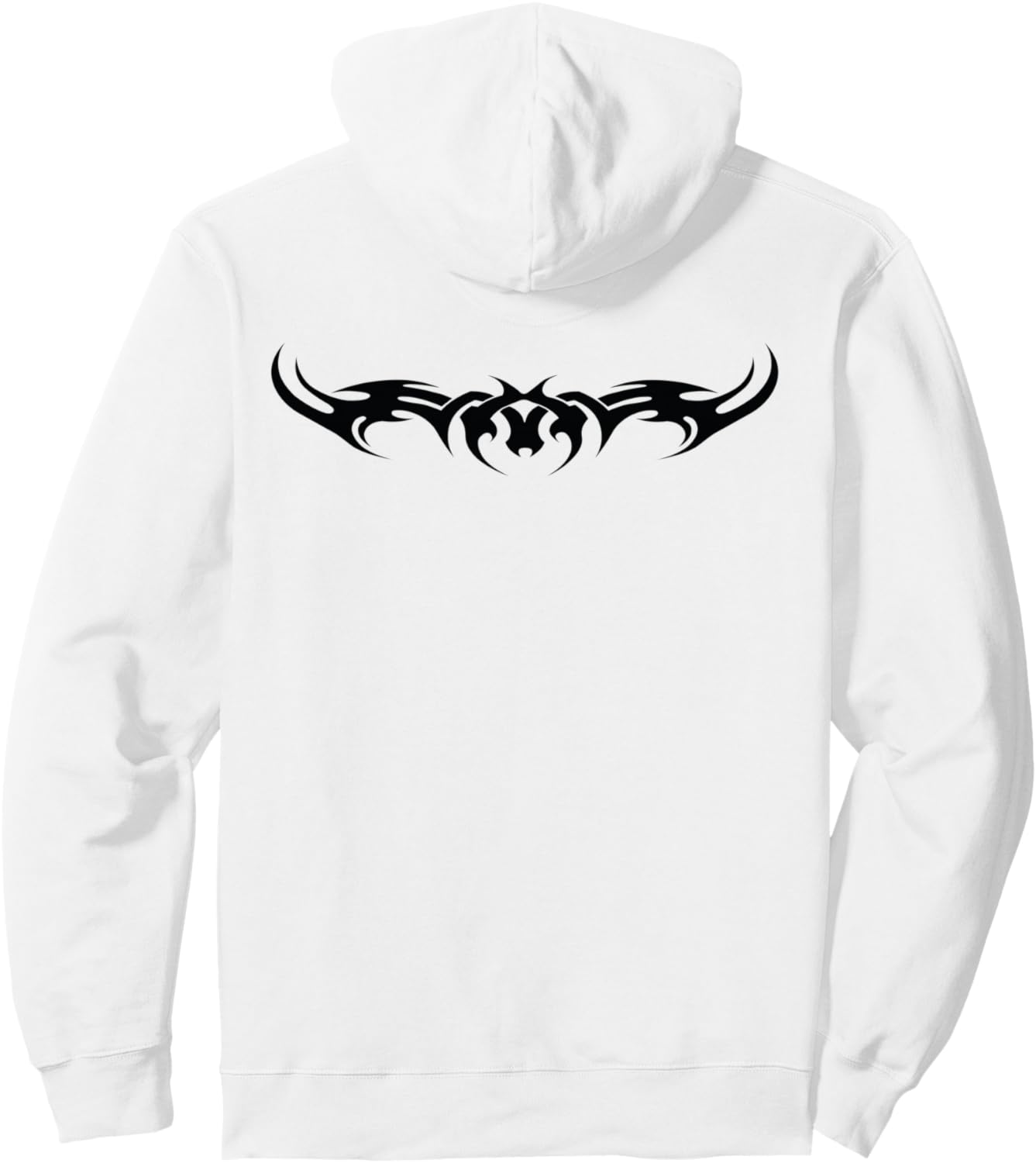 

Худи с племенным дизайном CHAVEZ INK, вид сзади Tribal Design, Tribal Design By Chavez Ink., Gift,, белый