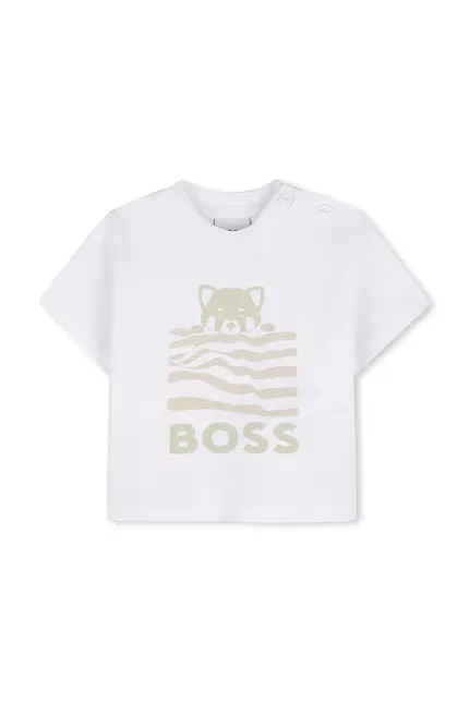 Комплект с принтом BOSS, белый — фото 3