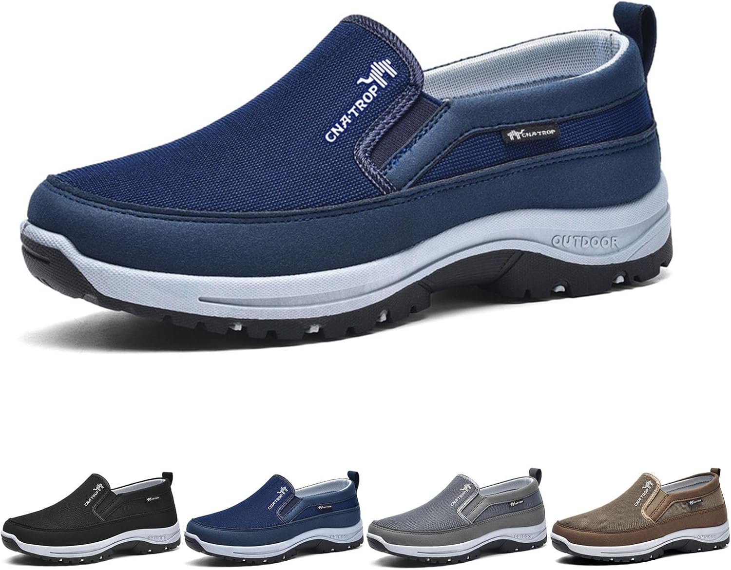 

Мужские кроссовки Generic Auguscare, мужские эспадрильи с поддержкой свода стопы, уличная обувь для отдыха с не скользящей подошвой, ортопедические спортивные кроссовки, плоские прогулочные кроссовки, синий