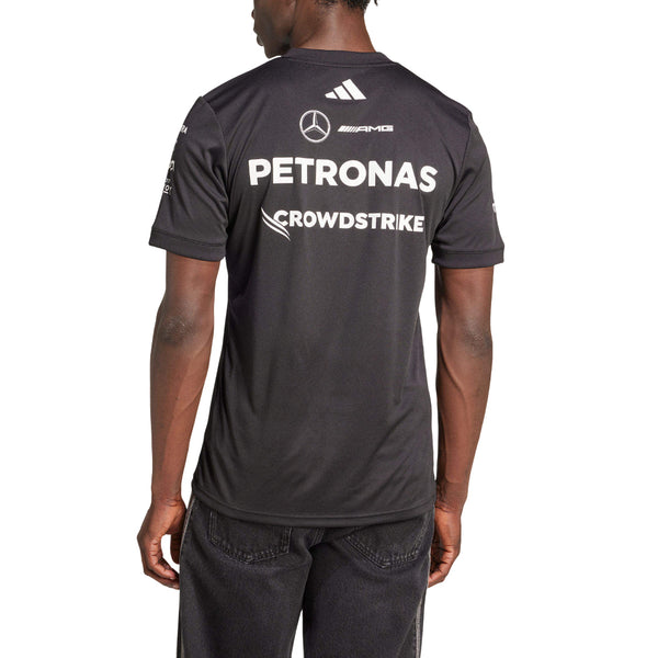 Футболка mercedes amg petronas formula one team black driver jersey Adidas, черный — фото 3