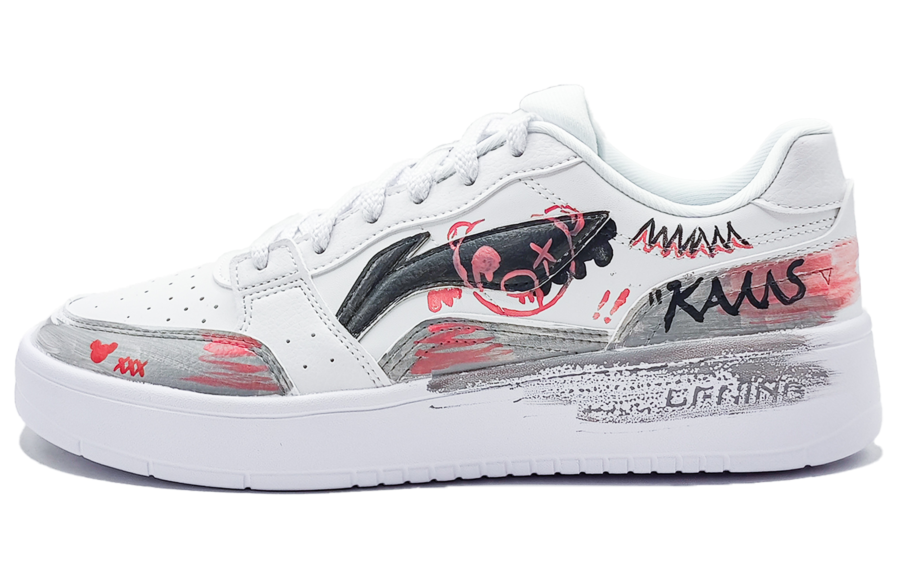 

LINING Кроссовки для скейтбординга Acer Truncatum с противоскользящей амортизацией и износостойкостью, мужские, белые