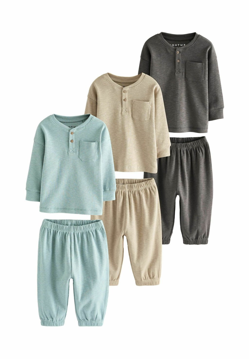 

Пижама REGULAR FIT 3 PACK SET Next, серый
