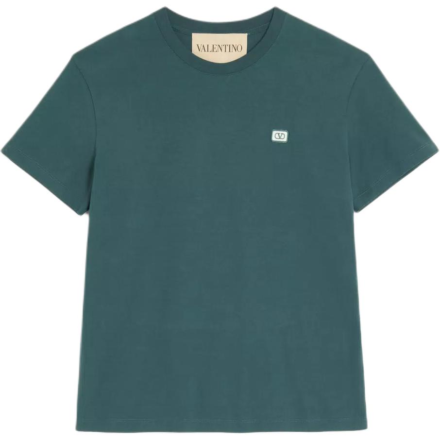 

Футболка VLogo с вышивкой Valentino, темно-зеленый