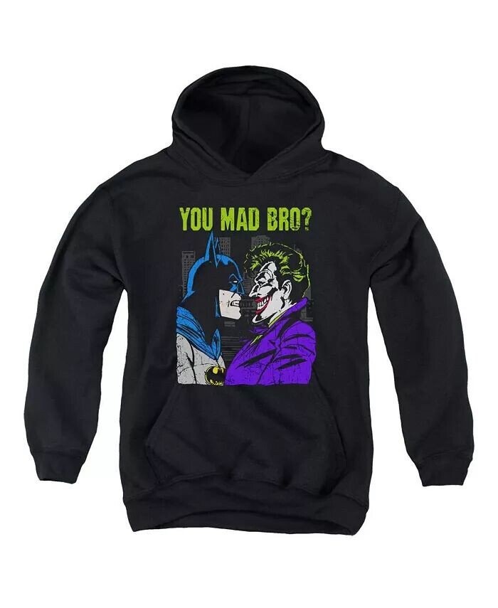 

Толстовка с капюшоном Mad Bro для мальчиков и девочек DC Comics, черный