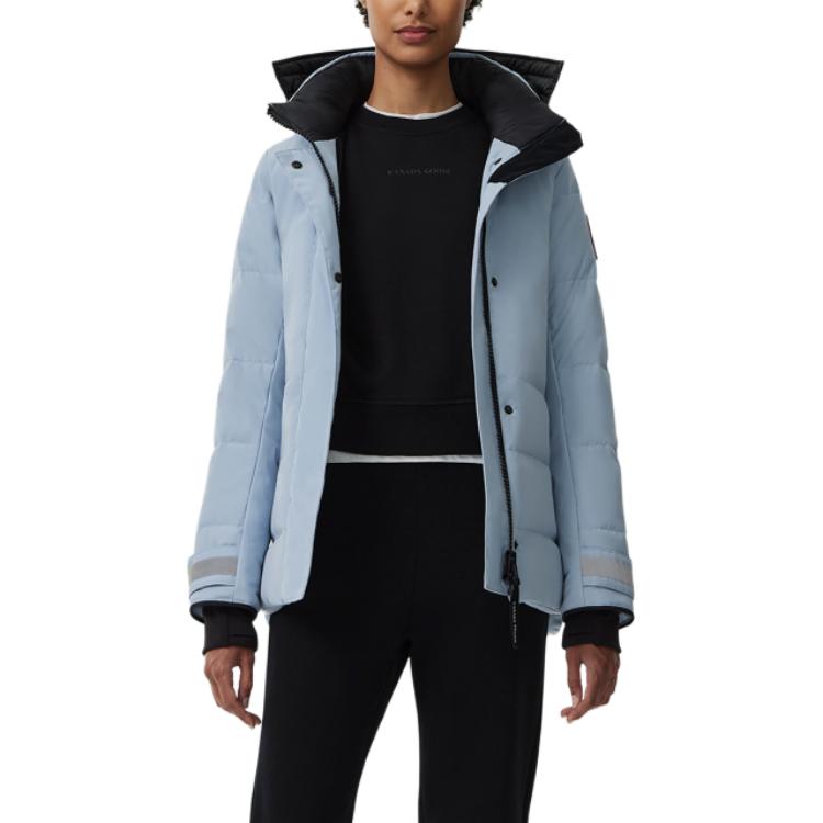 Куртка пуховая Lyndale Series FW24 женская Daybreak Blue Canada Goose — фото 2