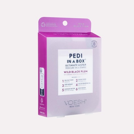 

Pedi In A Box Ultimate 6 Step Wild Black Plum Voesh
