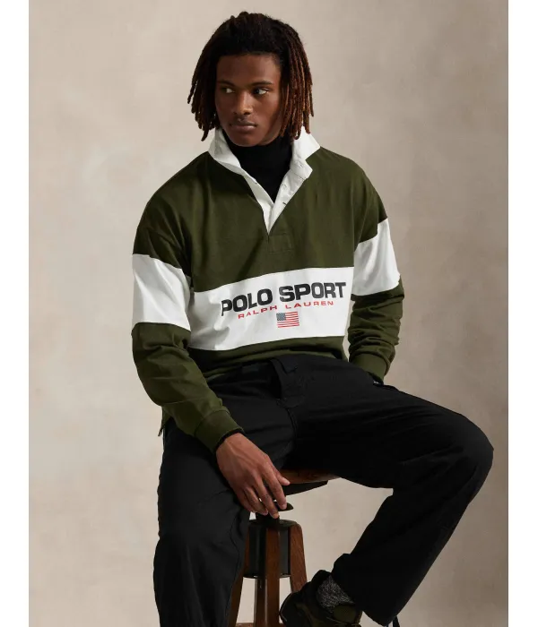 Толстовка Relaxed fit Polo Ralph Lauren, зеленый — фото 2