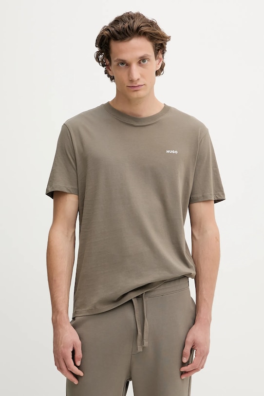 

Хлопковая футболка Hugo, зеленый