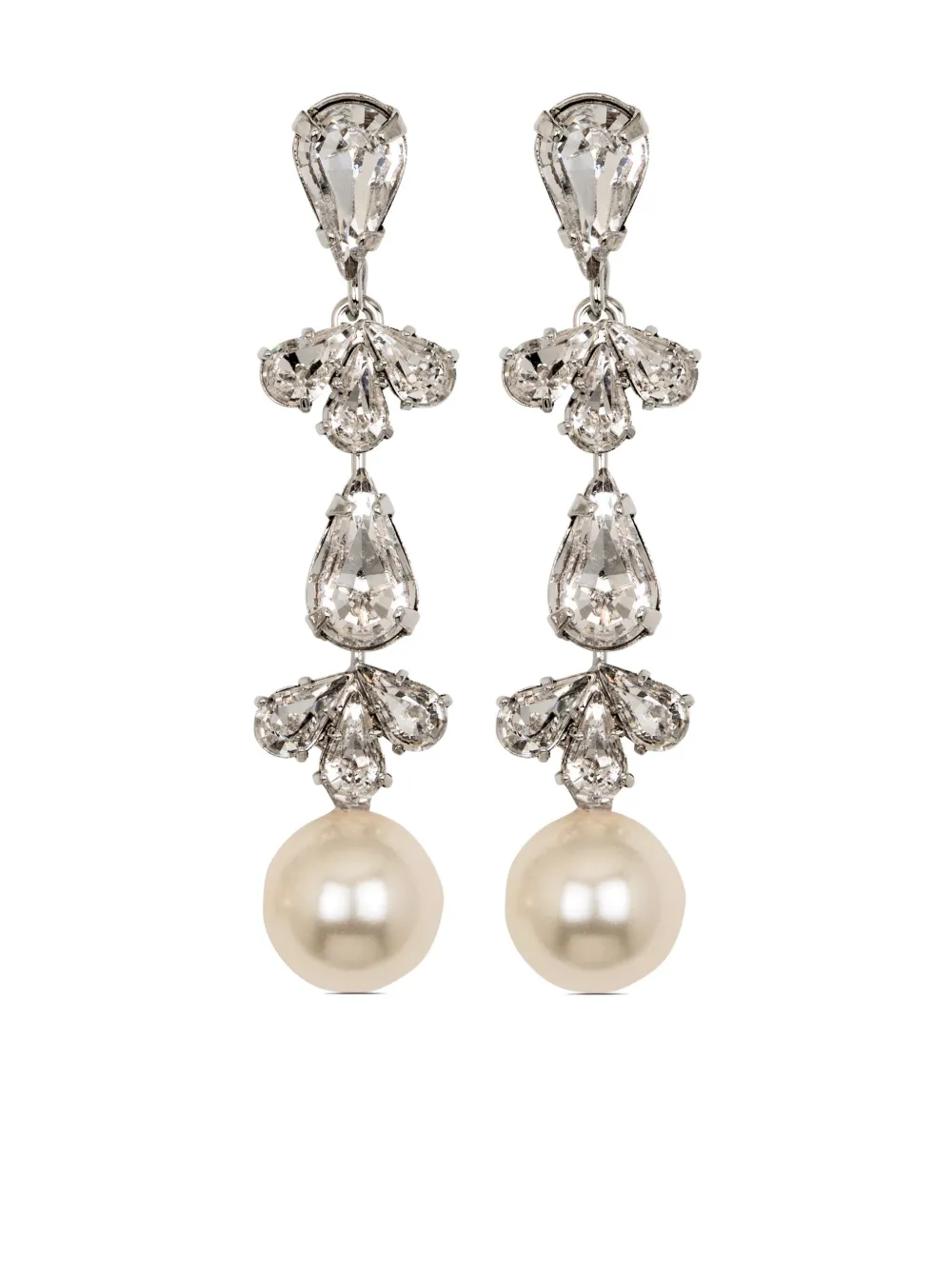 

Серьги Betta с кристаллами Jennifer Behr, серебяный