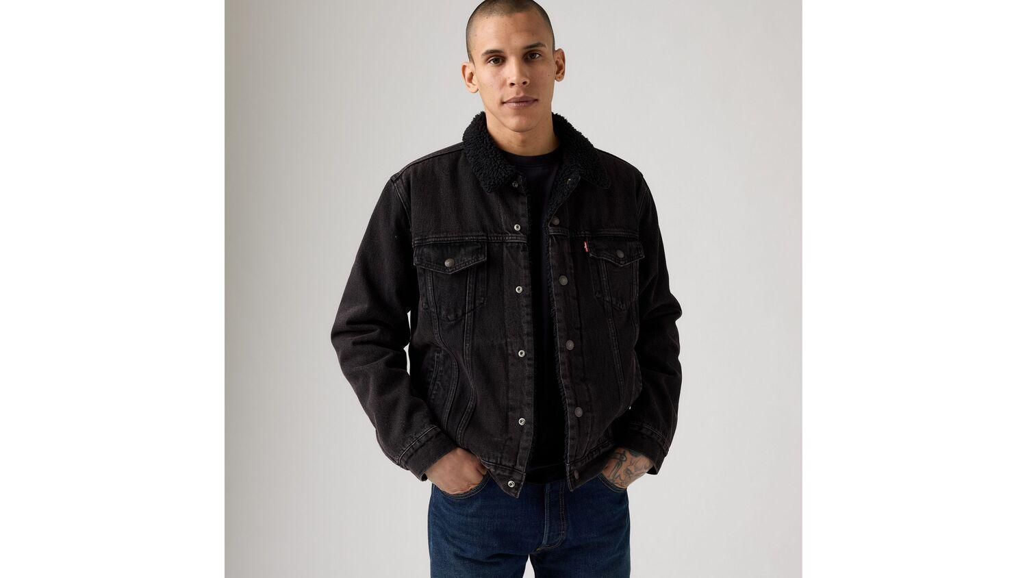 

Куртка дальнобойщика Sherpa Type III Levi's, Built To Last Sherpa - Black