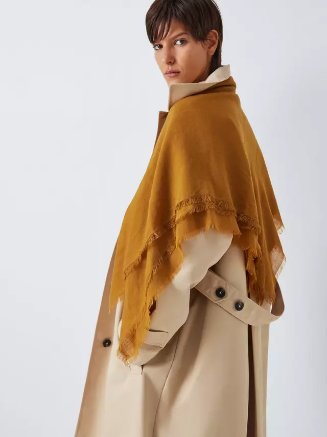 

Шарф John Lewis Wool Modal Blend, цвет ochre