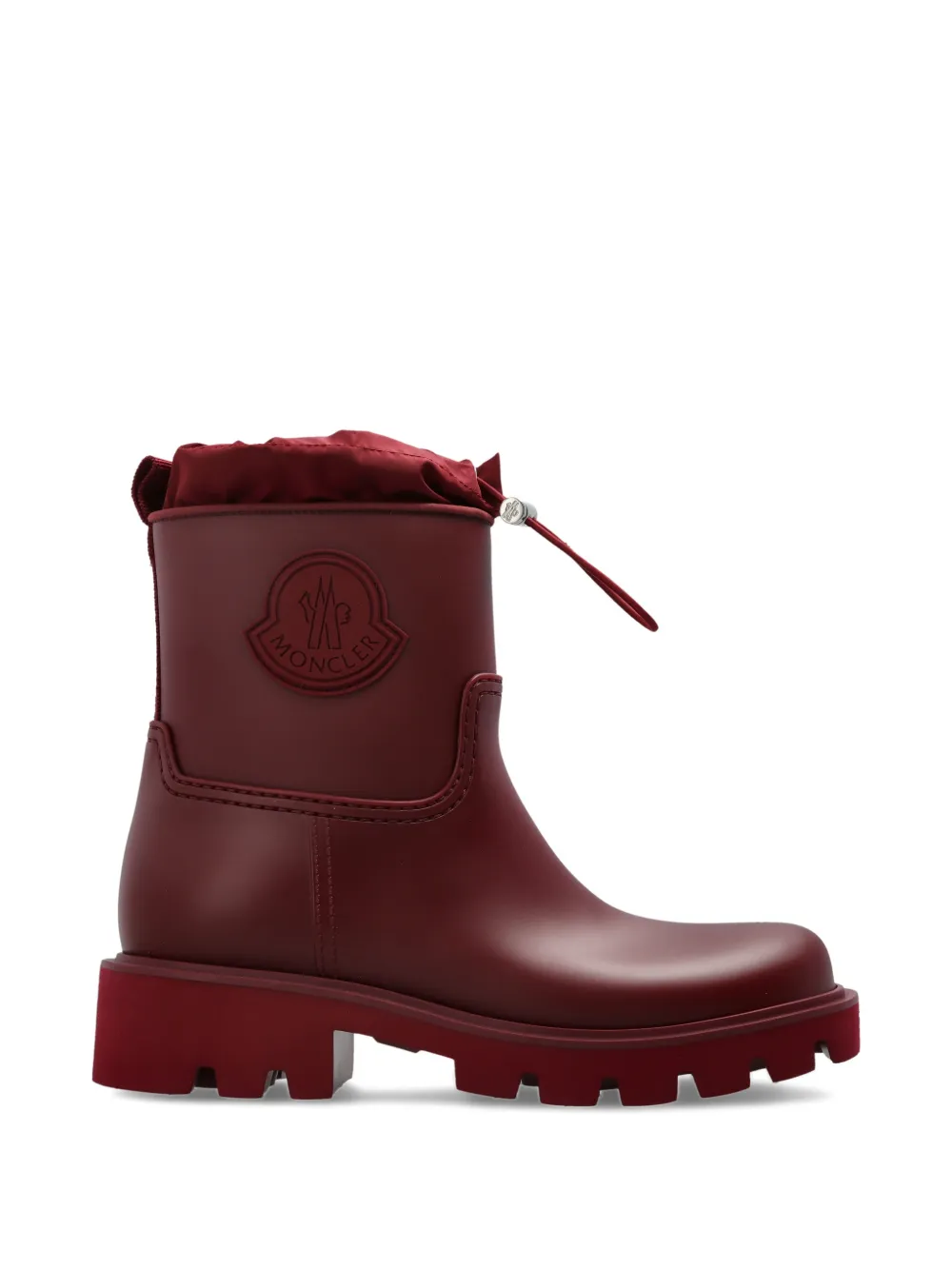 Резиновые сапоги kickstream MONCLER, красный