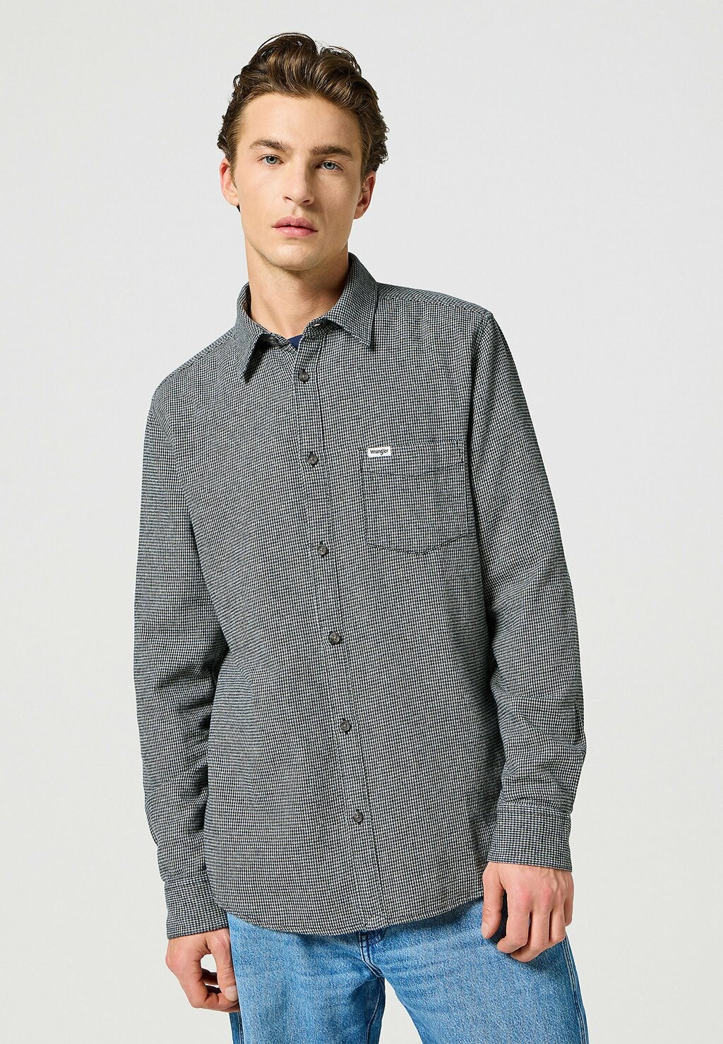 

Рубашка 1 PKT FLANNEL SHIRT Wrangler, светло-серый