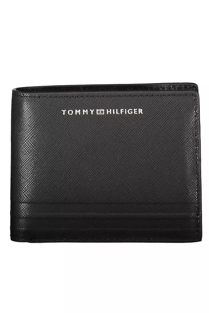 

Мужской кожаный кошелек Tommy Hilfiger, черный