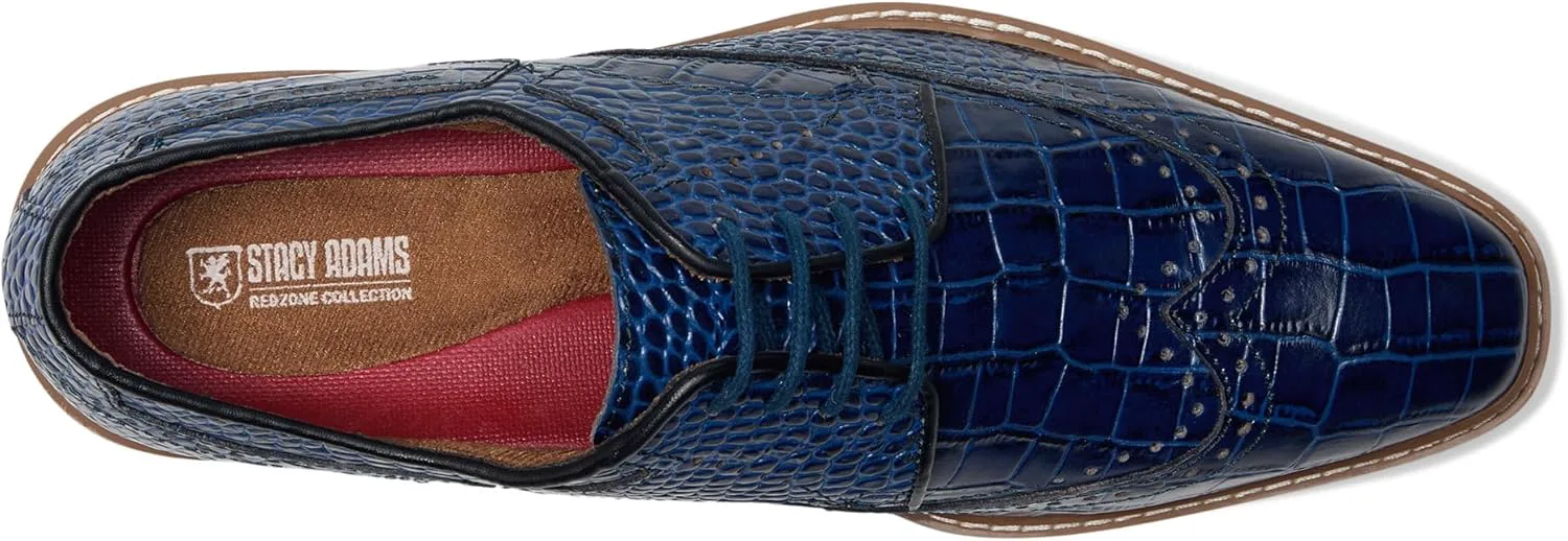Мужские оксфорды Stacy Adams Alario Wingtip, синий — фото 3