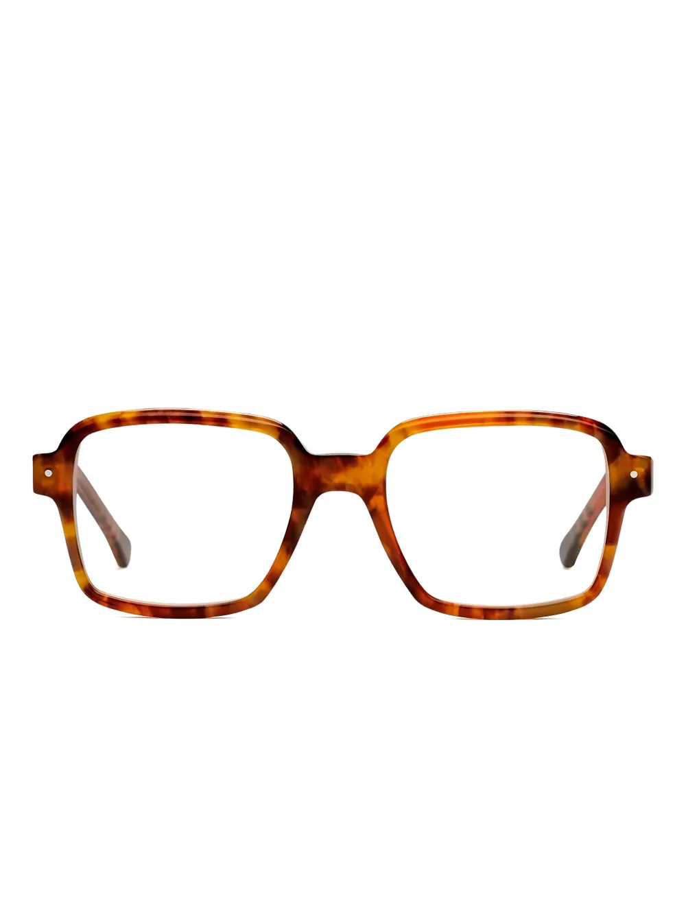 

Очки в квадратной оправе черепаховой расцветки Very French Gangsters, коричневый