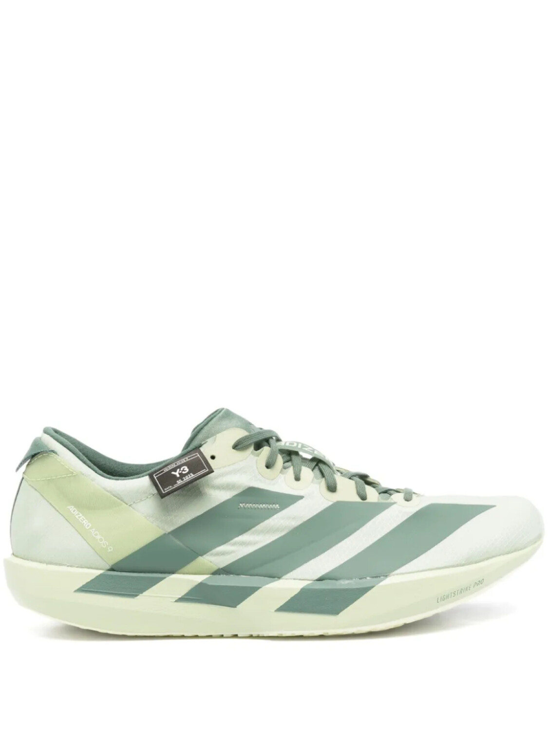 

Кроссовки Y-3 Adizero Adios 9, зеленый
