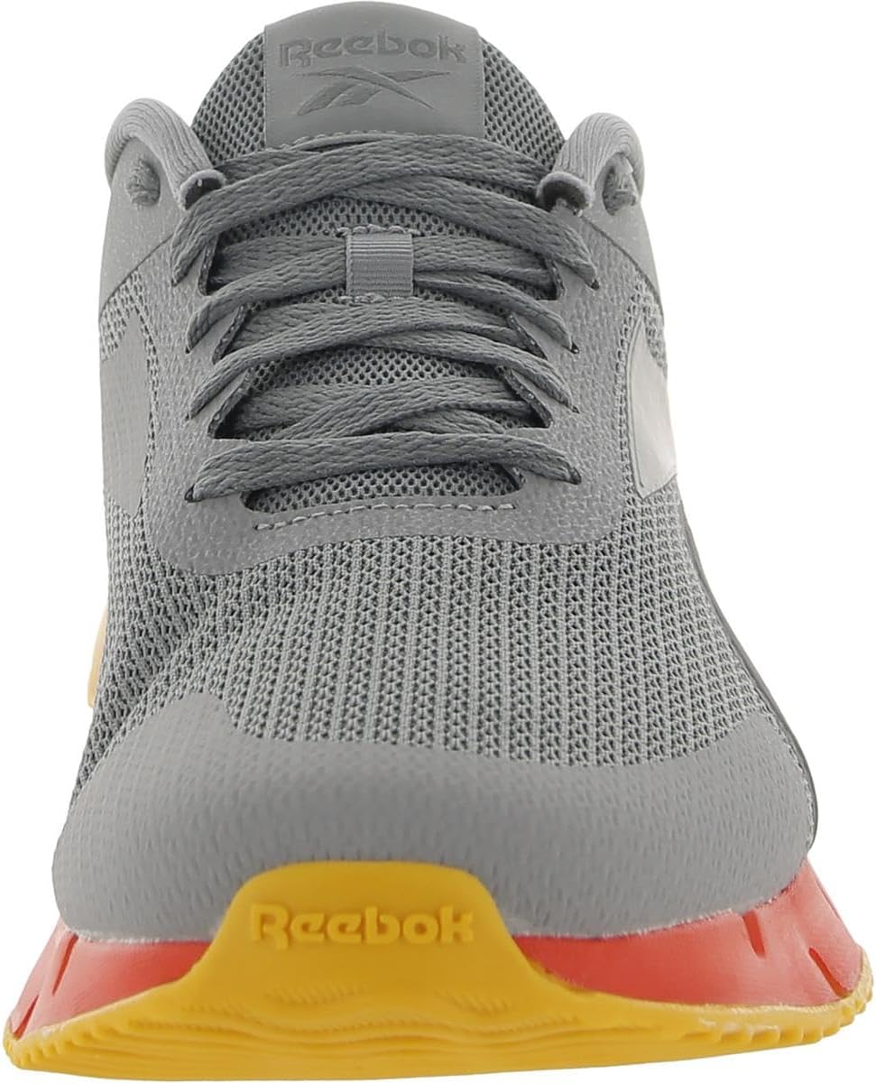 Кроссовки Reebok Zig Dynamica 2.0, серый/красный/золотой — фото 2