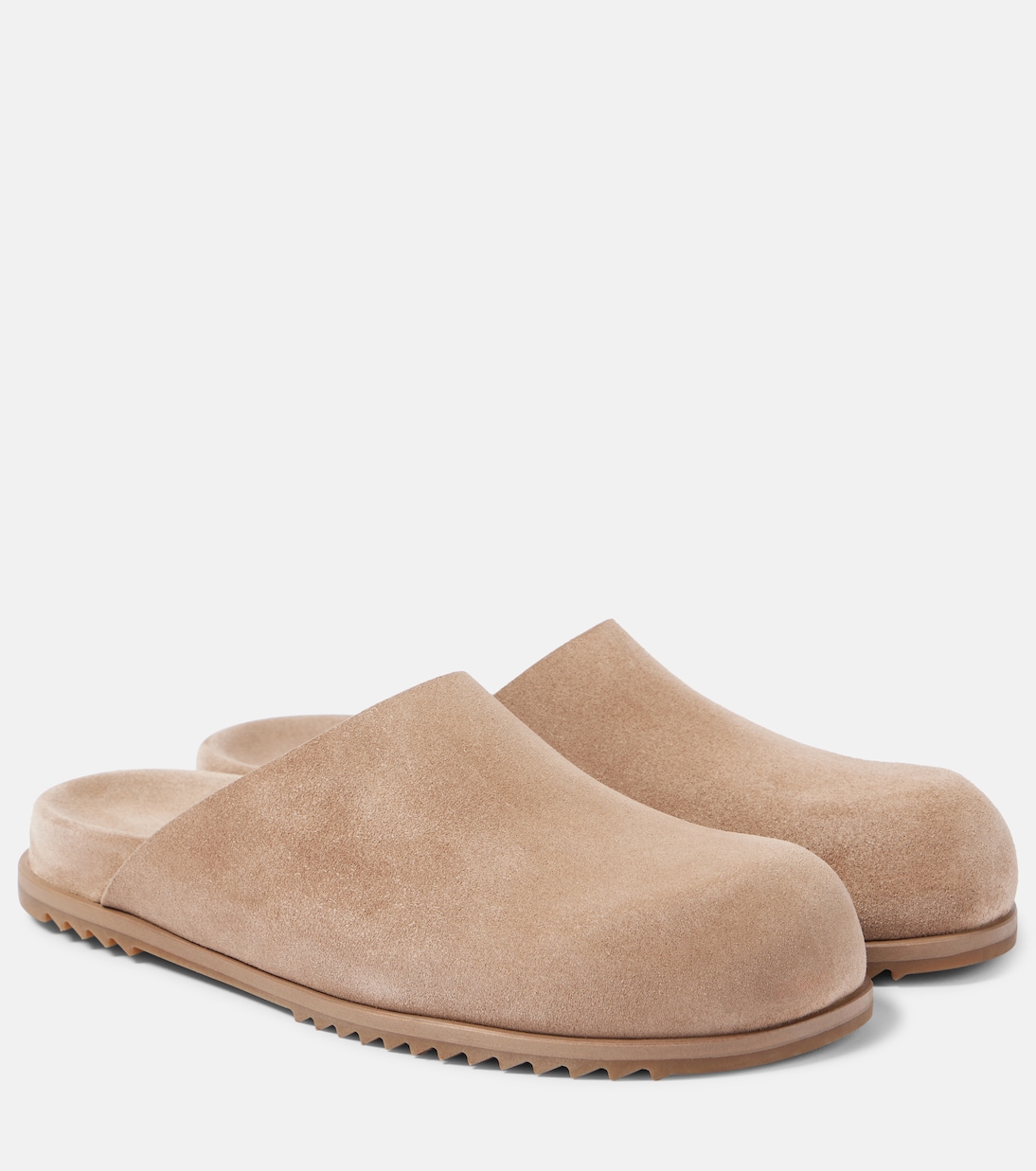 Замшевые мюли Granola Rick Owens, Flesh