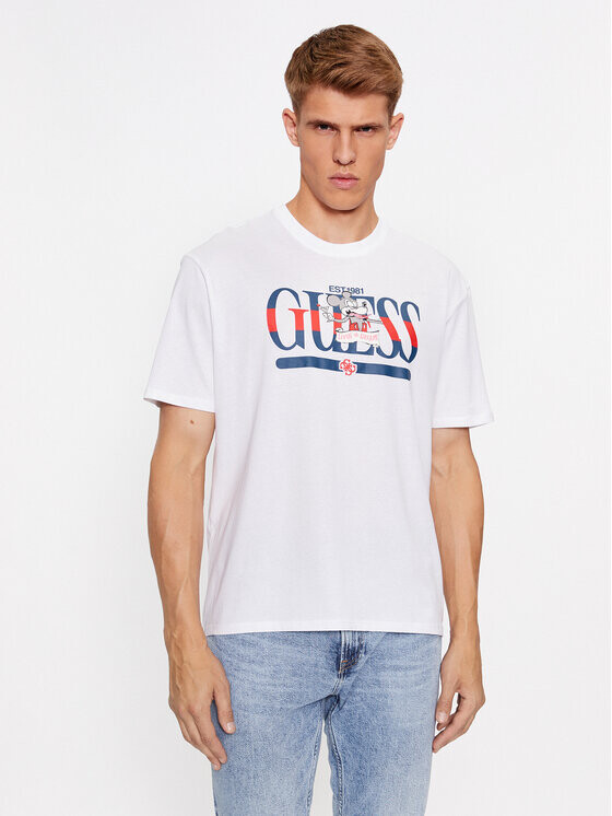 

Футболка стандартного кроя Guess, белый