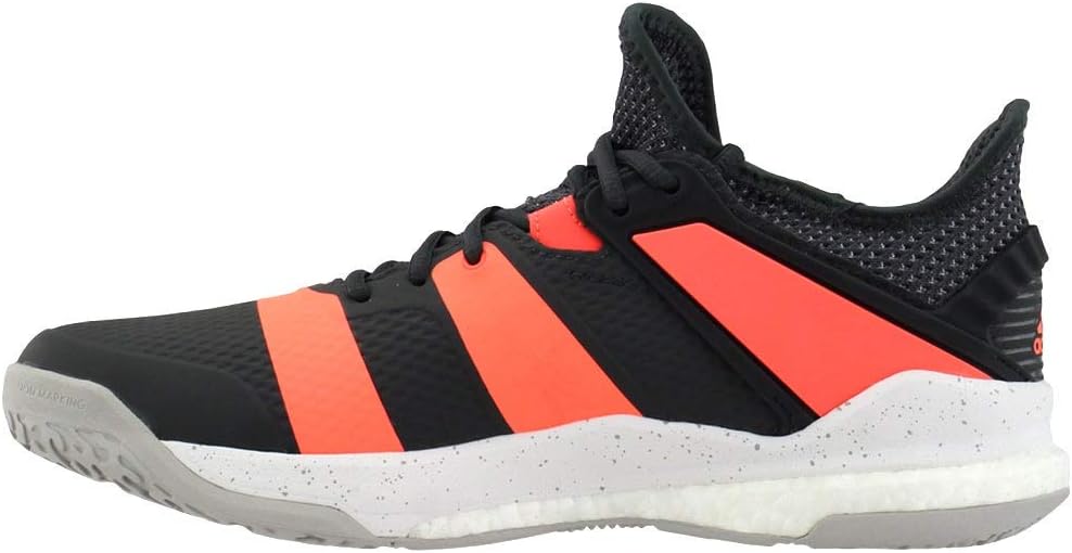 Кроссовки для тренинга Adidas Men's Stabil X, серый/коралловый — фото 3