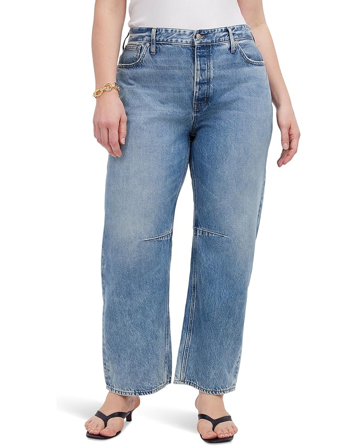 

Джинсы Madewell The Darted Barrel-Leg Jean In Dobbins Wash, цвет Dobbins Wash