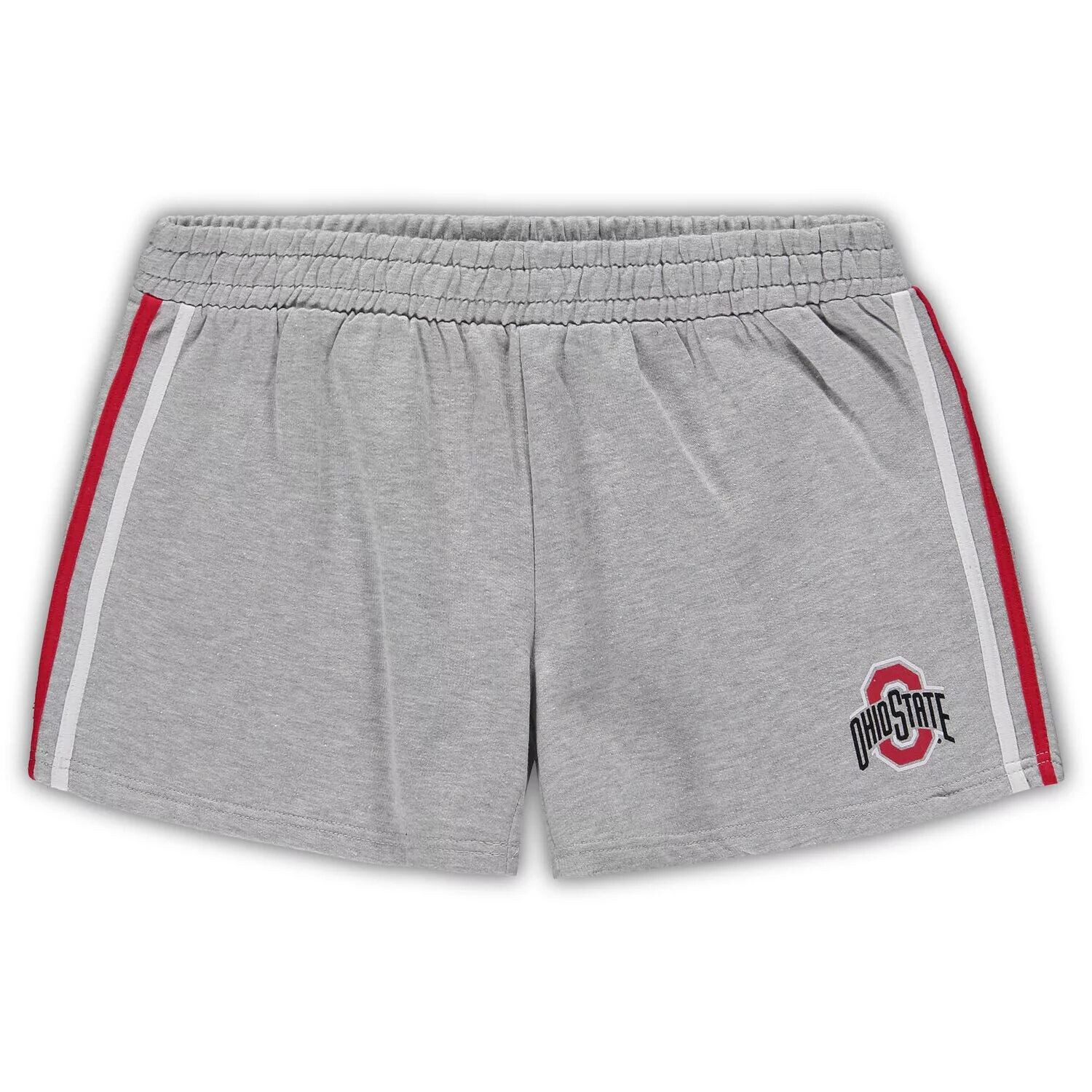

Женские серые шорты Ohio State Buckeyes с 2 полосками, размера плюс