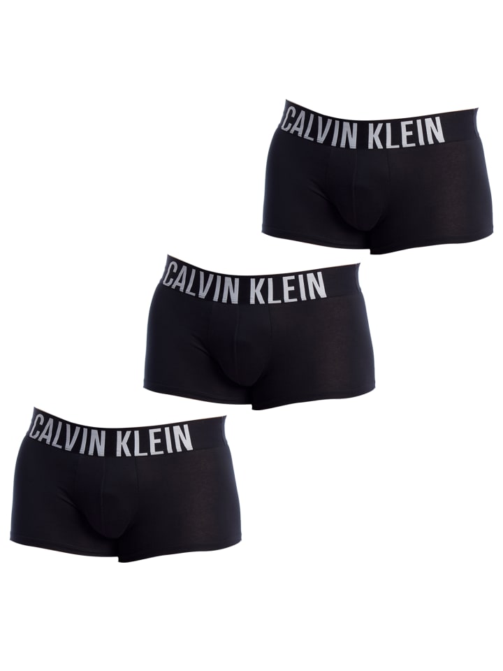 

CALVIN KLEIN UNDERWEAR Комплект из 3 штук: боксерские трусы черного цвета