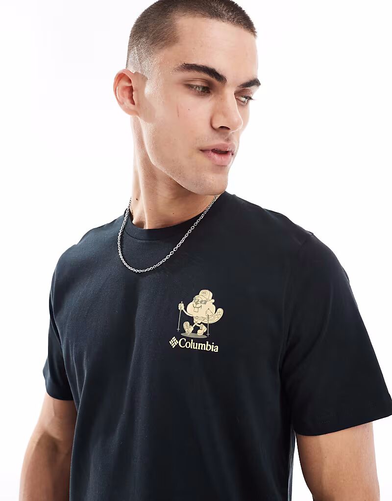 

Футболка с графическим принтом Columbia Hageman черного цвета