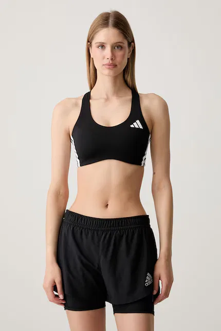 Спортивный бюстгальтер ADIZERO Adidas Performance, черный