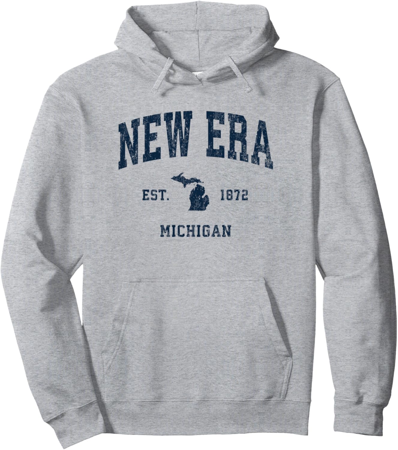 

Худи New Era Michigan MI Vintage Athletic Navy Sport Design, серая New Era Mi Retro T-Shirts & Gifts