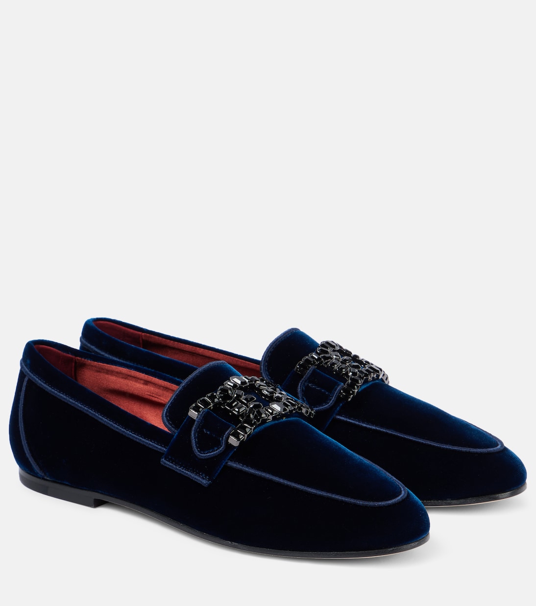 Бархатные мокасины с декором от Кейт Tod's, Galassia
