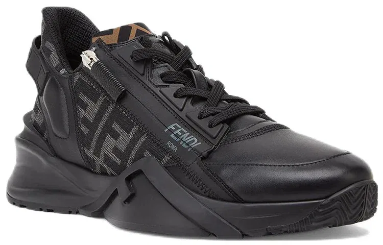 Кроссовки Fendi FW25 Flow Trainers 'Black' 7E1392AJZHF1DV5, черный — фото 2